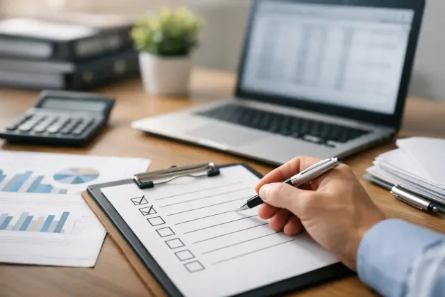 Checklist de cierre administrativo mensual