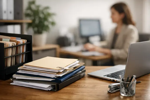 Organización de documentos para empresas pequeñas
