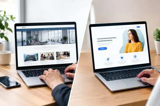 Web corporativa o landing page: cuál necesitas